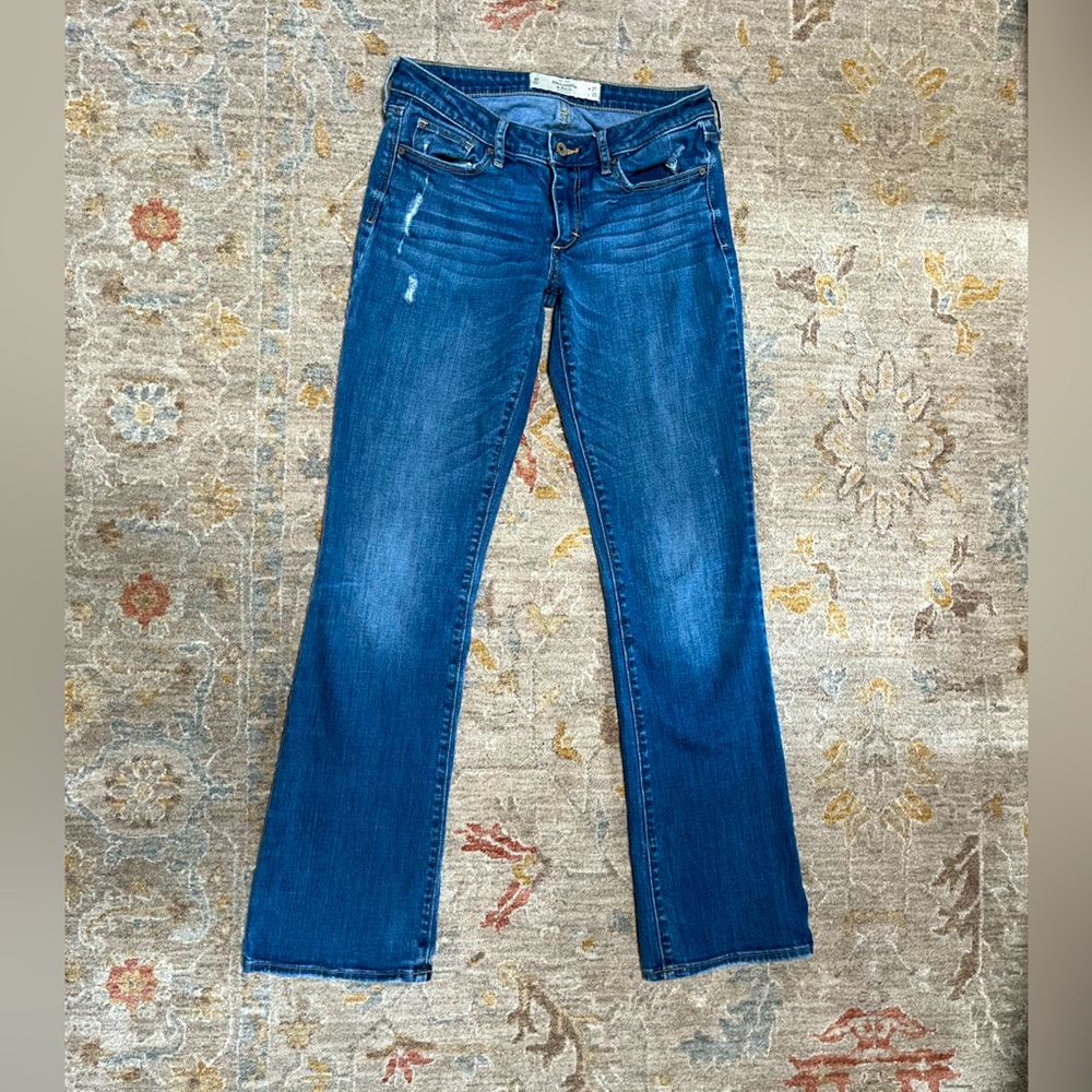 Abercrombie & Fitch Blue Boot Cut Jeans